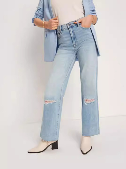 Denim | Ultra High Rise Tomboy Straight Jean  – Womens Clothing Denim